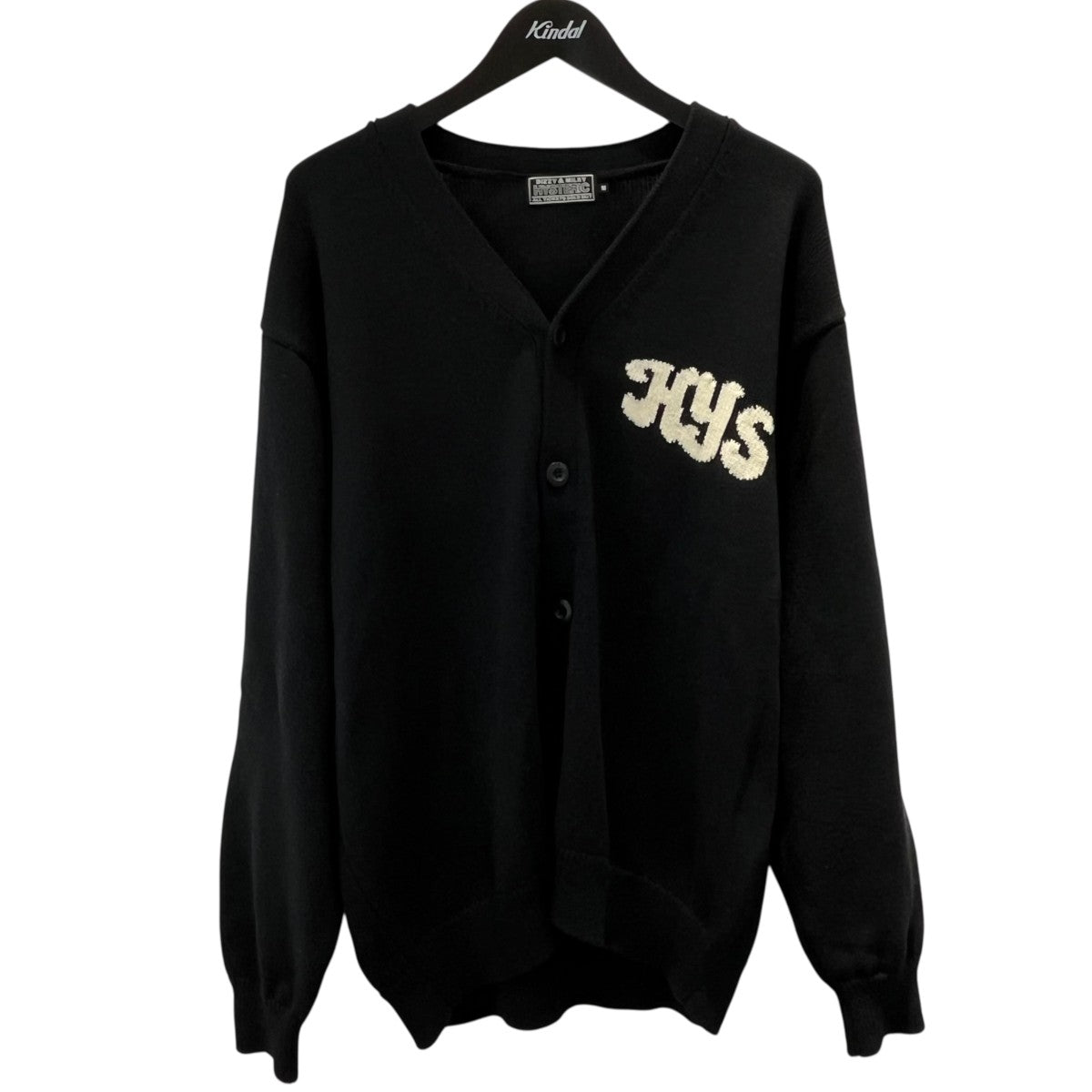 ヒステリックグラマー⬛︎AFRO GIRL編込 カーディガン⬛︎アフロ⬛︎XL Hysteric Glamour(ヒステリックグラマー) AFRO GIRL編込
