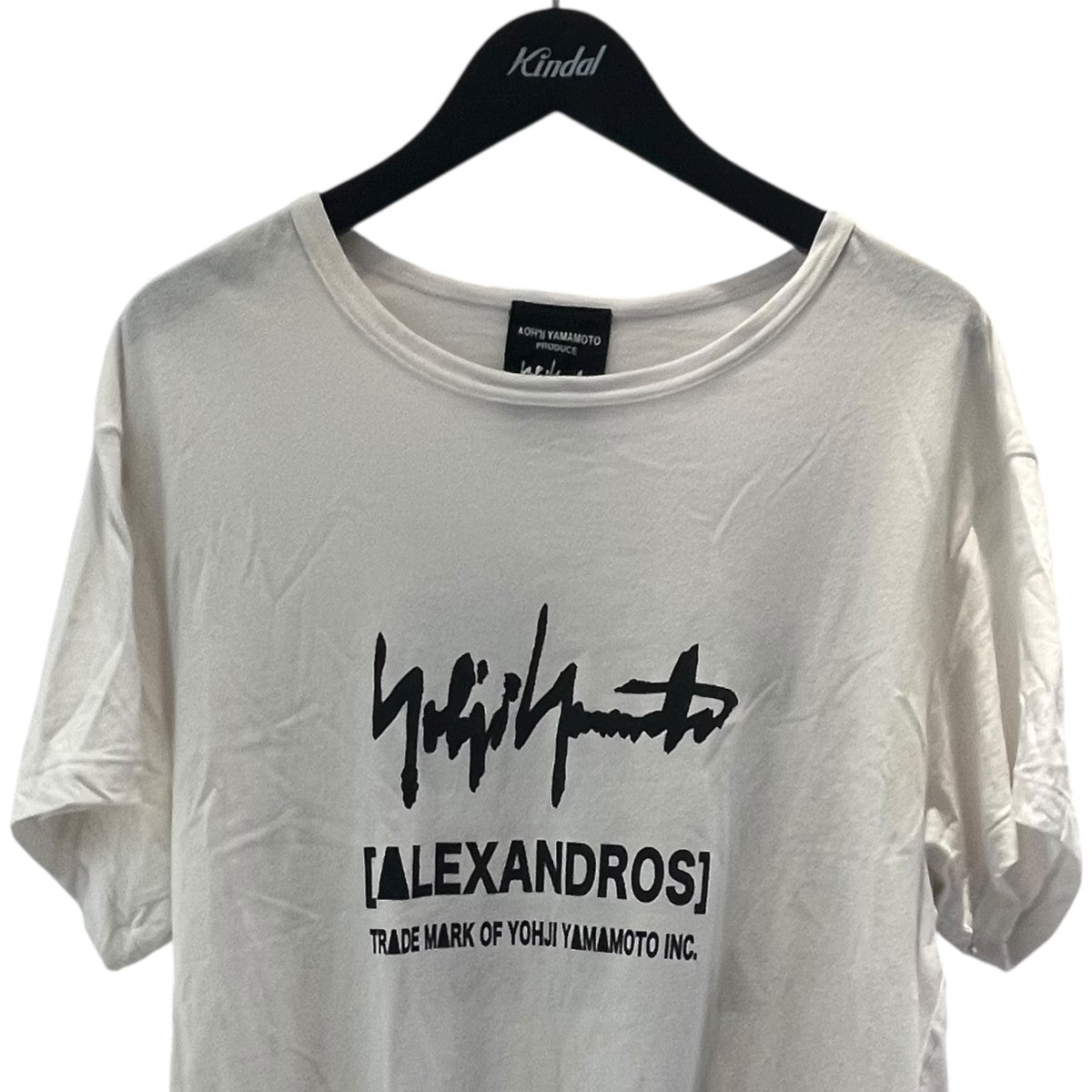 美品Yohji Yamamoto femme穴あき変形ロゴカットソー Yohji Yamamoto - 美品Yohji Yamamoto femme穴あき変形ロゴ