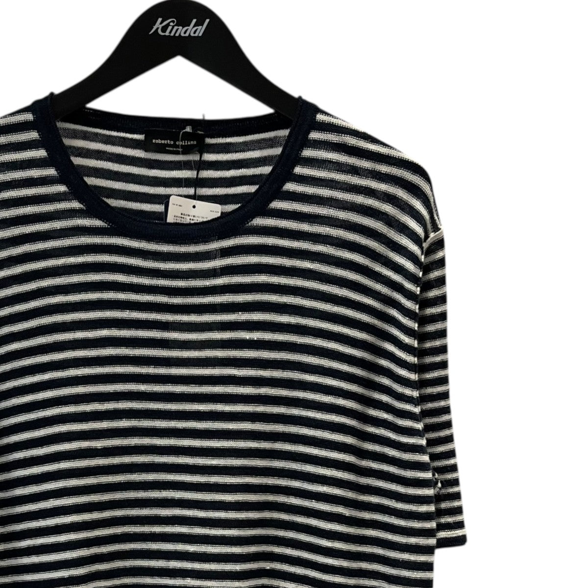ミナト様roberto collinaロベルトコリーナボーダーニットTシャツピン ミナト様roberto collinaロベルトコリーナボーダーニットTシャツ