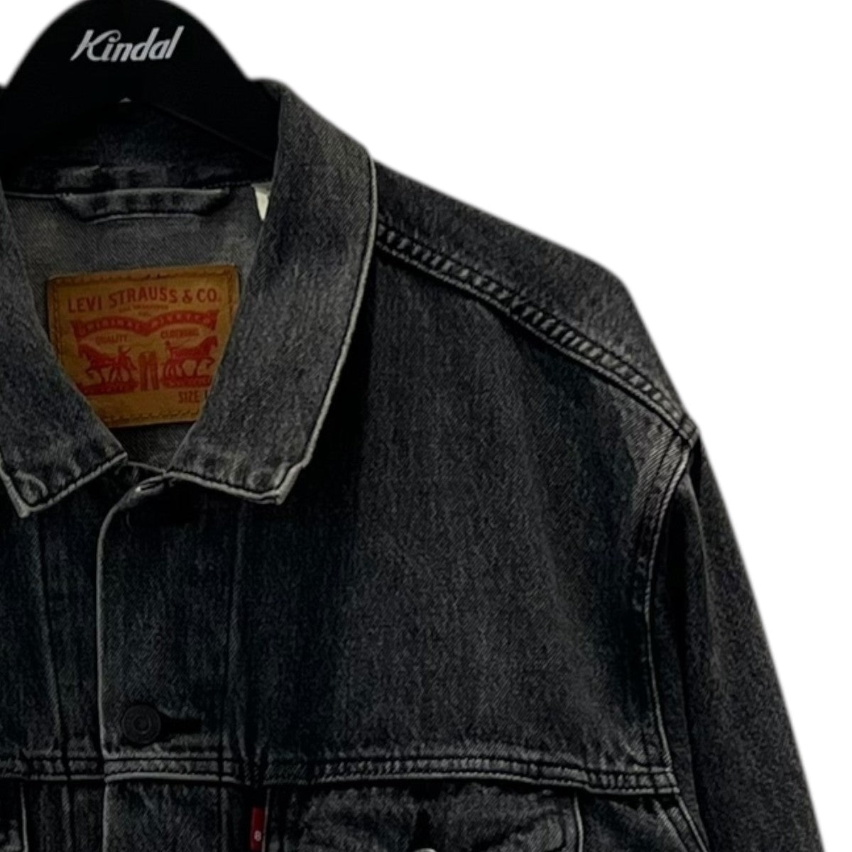 LEVI'S(リーバイス) デニムジャケット ブラック サイズ L