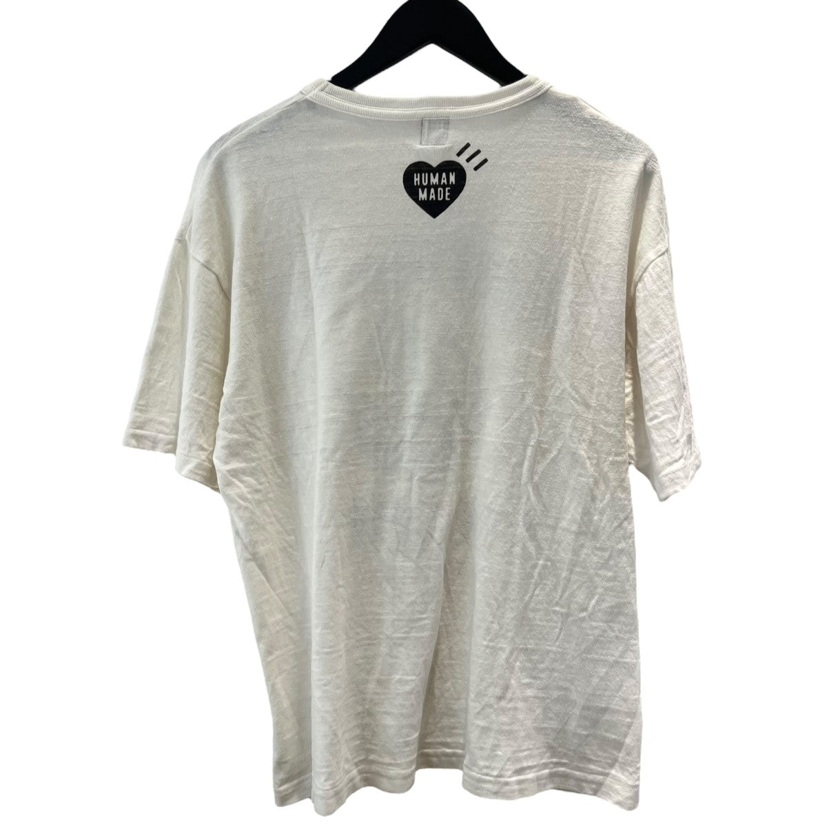 ヒューマンメイド HUMAN MADE プリント コットン Tシャツ HUMAN MADE(ヒューマンメイド) プリントTシャツ ホワイト サイズ