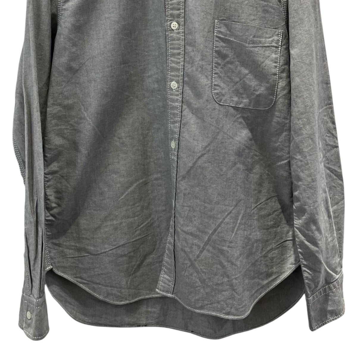 コムデギャルソンオム2015 グレー シャツ COMME des GARCONS HOMME DEUX コムデギャルソンオムドゥ メンズ