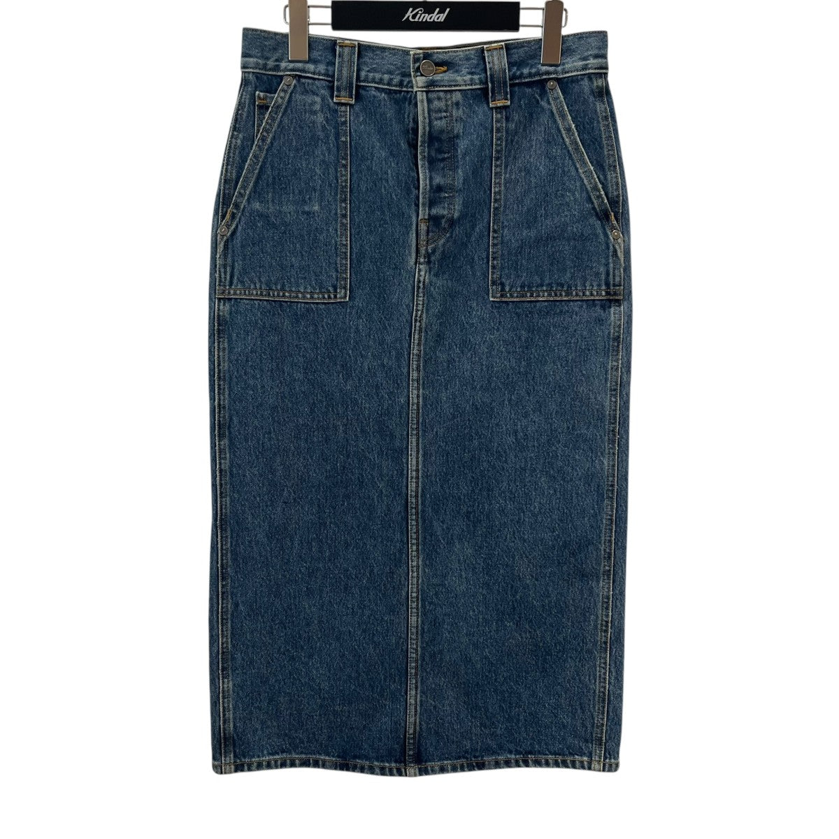 KHAITE デニムスカート GENEVIEVE SKIRT1159908009 古着・中古-1枚目のアイテム画像