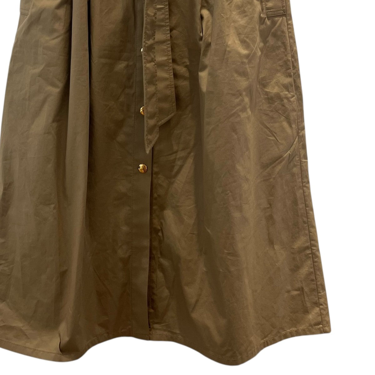 CELINEスカートラップスカートゴールドボタン ウールスカート CELINEスカートラップスカートゴールドボタン ウールスカート