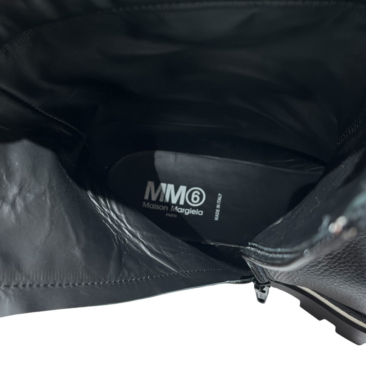 MM6 Maison Margiela(マルタンマルジェラ) 6ロゴプリントサイドジップ