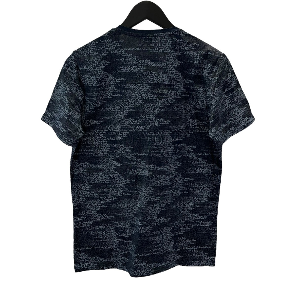 総ロゴプリントVネックTシャツCKKCBSA0404