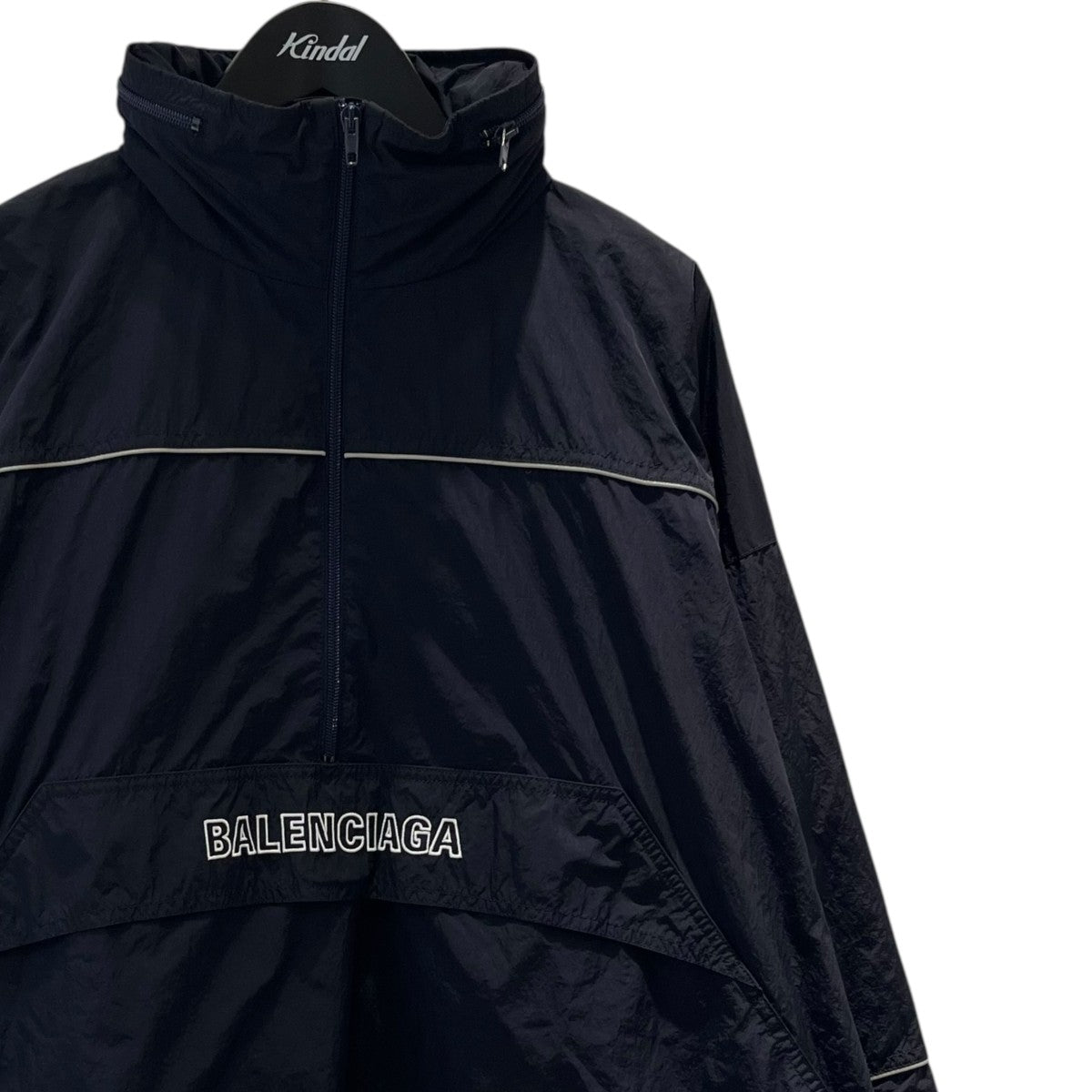 BALENCIAGA ナイロンジャケット ロゴ ジップアップ BALENCIAGA - BALENCIAGA バレンシアガ ジップアップ ロゴ