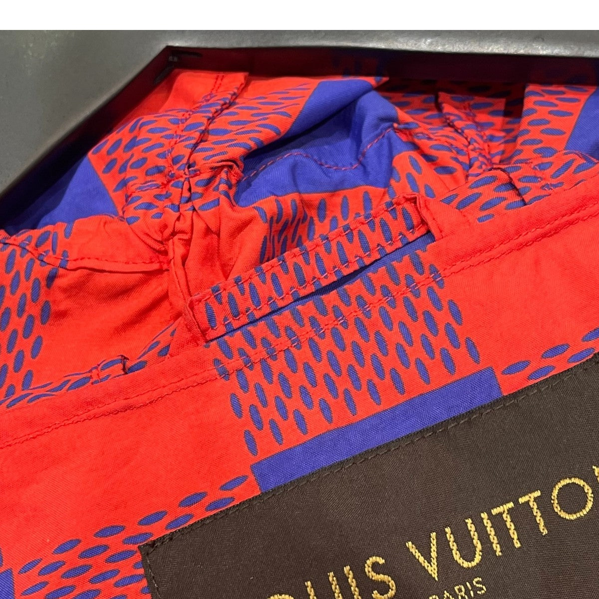 LOUIS VUITTON(ルイヴィトン) チェック ダミエ柄ハーフジップ