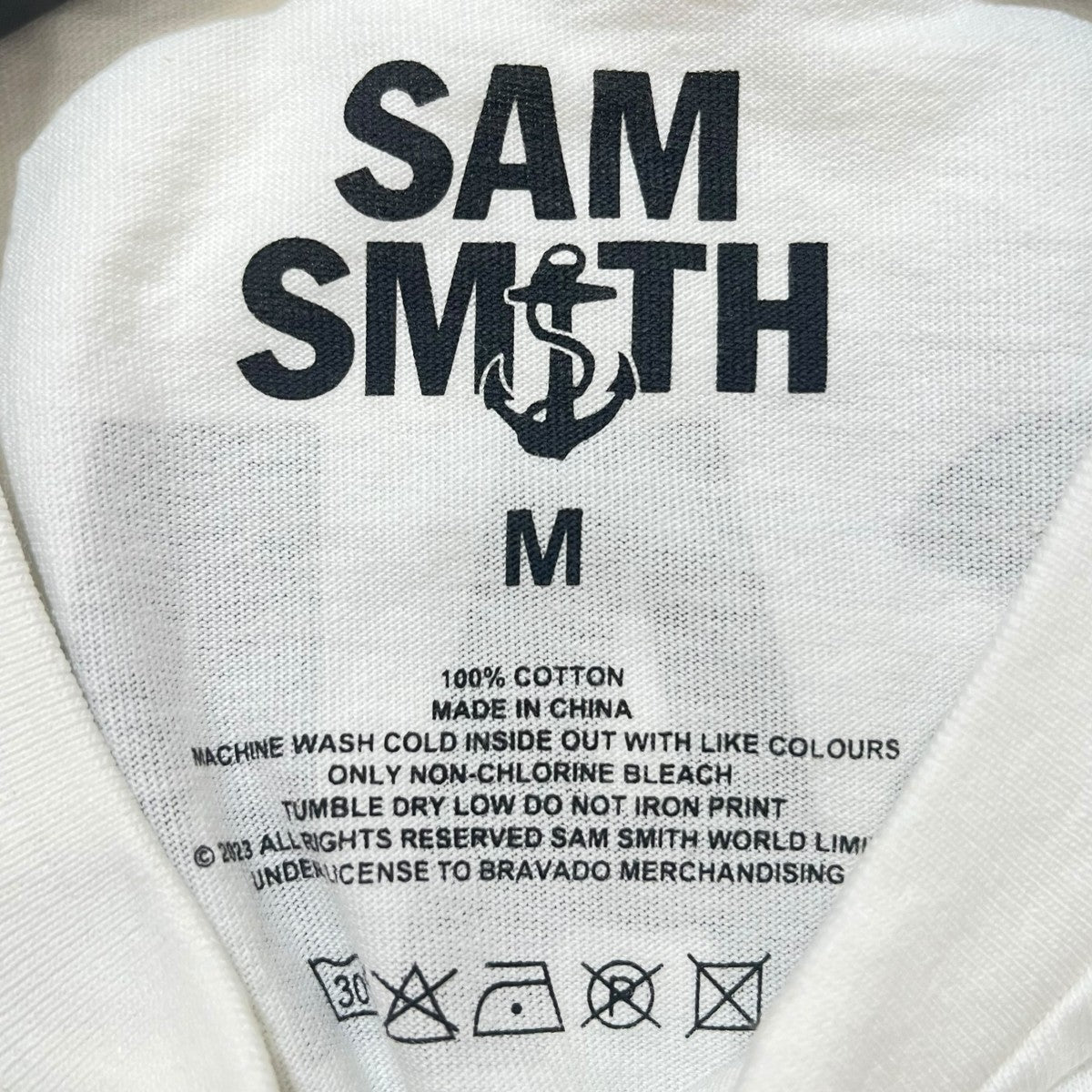 SAM SMITH 2023 JAPAN TOUR T半袖Tシャツ