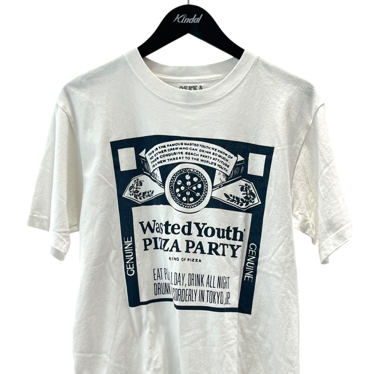 hide Birthday Party 2021 Tシャツ Lサイズ VERDY×BASE OSAKA STYLE PIZZA PARTY半袖Tシャツ ホワイト