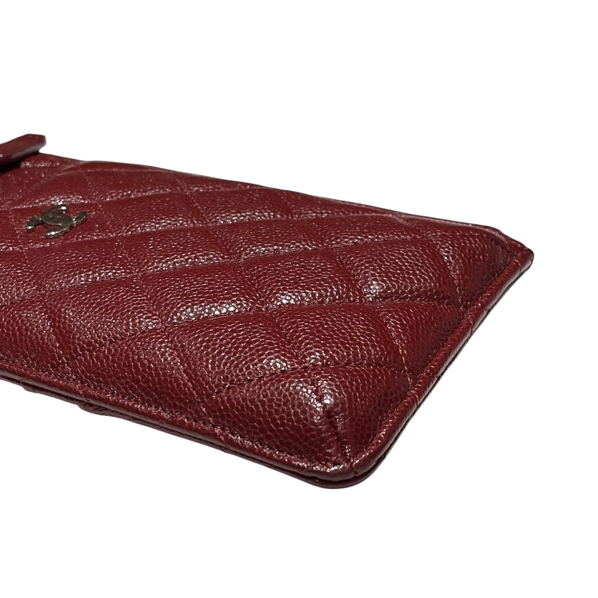 CHANEL シャネル　アクセサリーケース　キャビアシリーズ　レッド CHANEL シャネル マトラッセ コインケース キャビアスキン
