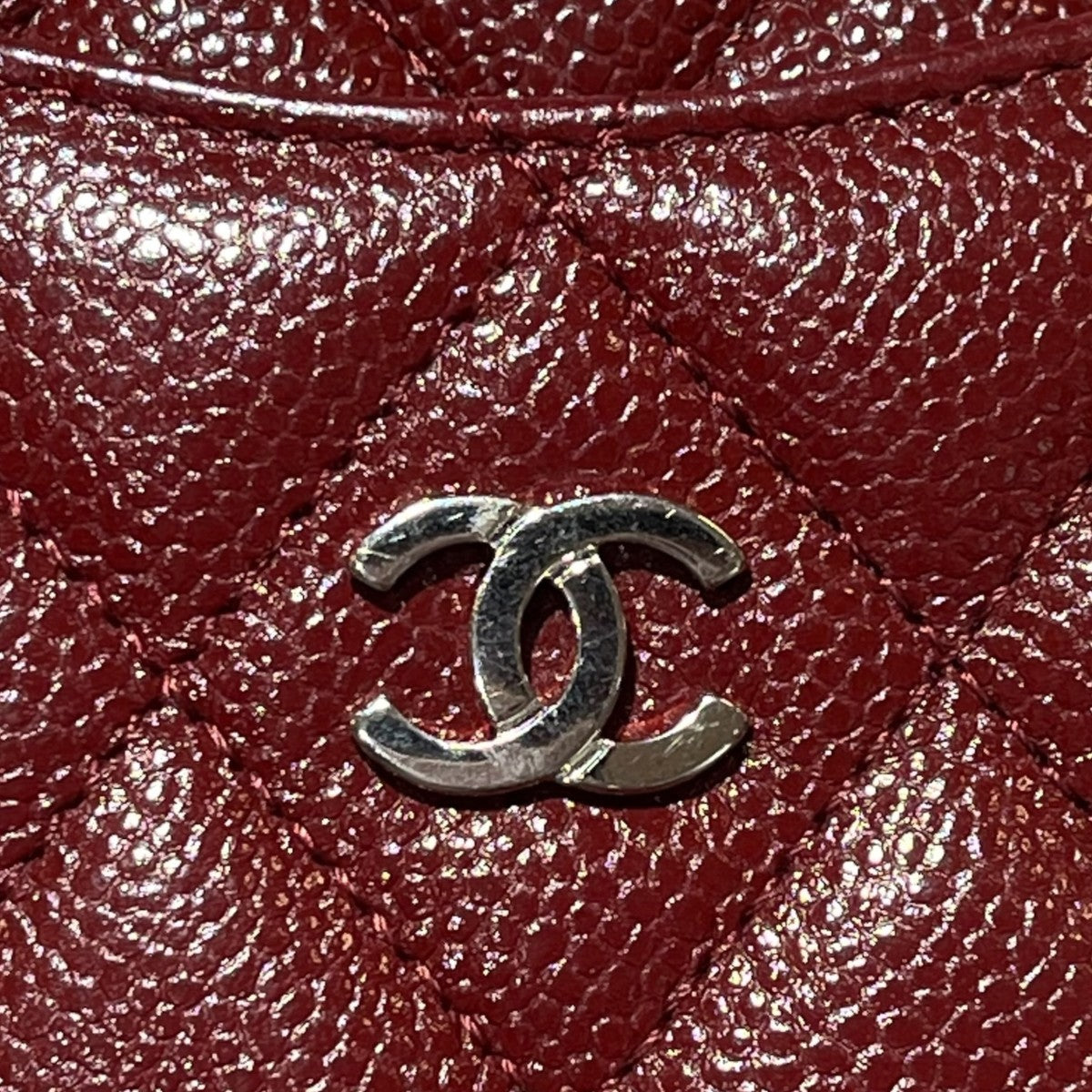 CHANEL ブラウンレザー コインケース ブラウン（茶色）系 CHANEL(シャネル) コインケース・小銭入れ
