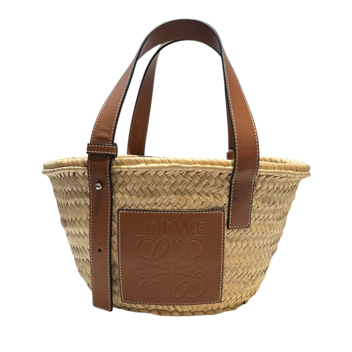 極美品✨ロエベ　LOEWE バスケットバッグ　カゴバッグ スモール　ハンドバッグ LOEWE】ロエベ バスケットバッグ スモールサイズ かごバッグ
