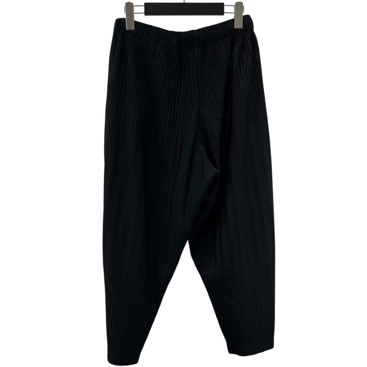 オムプリッセ　イッセイ ミヤケ　プリーツパンツ 消しプリーツパンツ　ブラック HOMME PLISSE ISSEY MIYAKE(オムプリッセイッセイミヤケ
