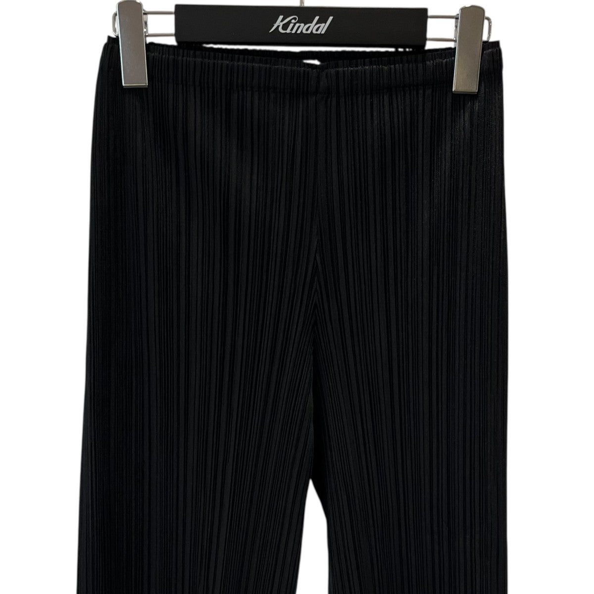 PLEATS PLEASE 裾ネイティブ柄プリーツクロップドパンツPP91-JF631 古着・中古-3枚目のアイテム画像