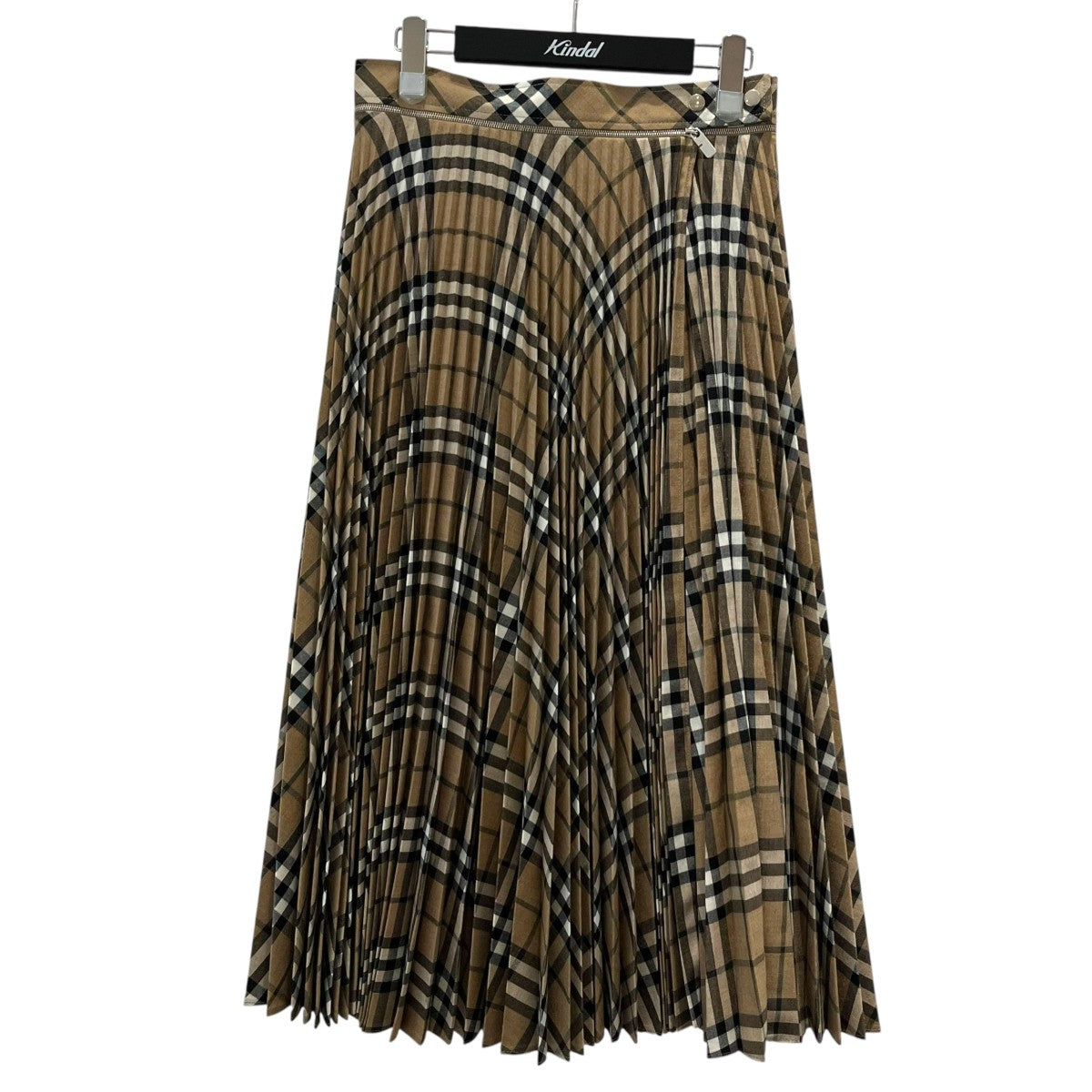 Burberry チェック柄 プリーツスカート 38 Burberrys プリーツスカート 38サイズ グレー青チェック