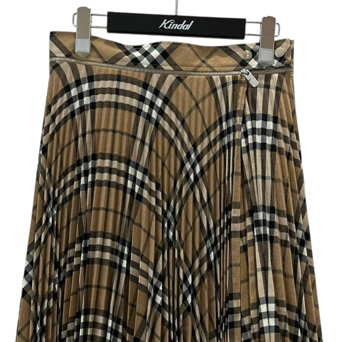 BURBERRY(バーバリー) ノバチェックプリーツラップスカート8093011