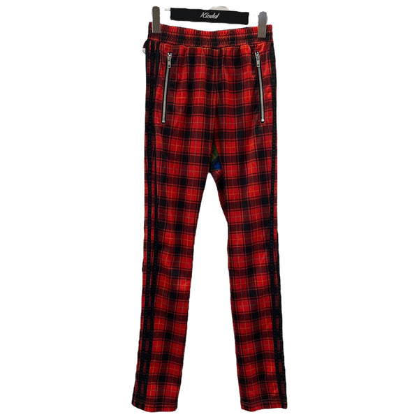 adidas×JEREMY SCOTT チェックボンテージトラックパンツZ33092 Z33092