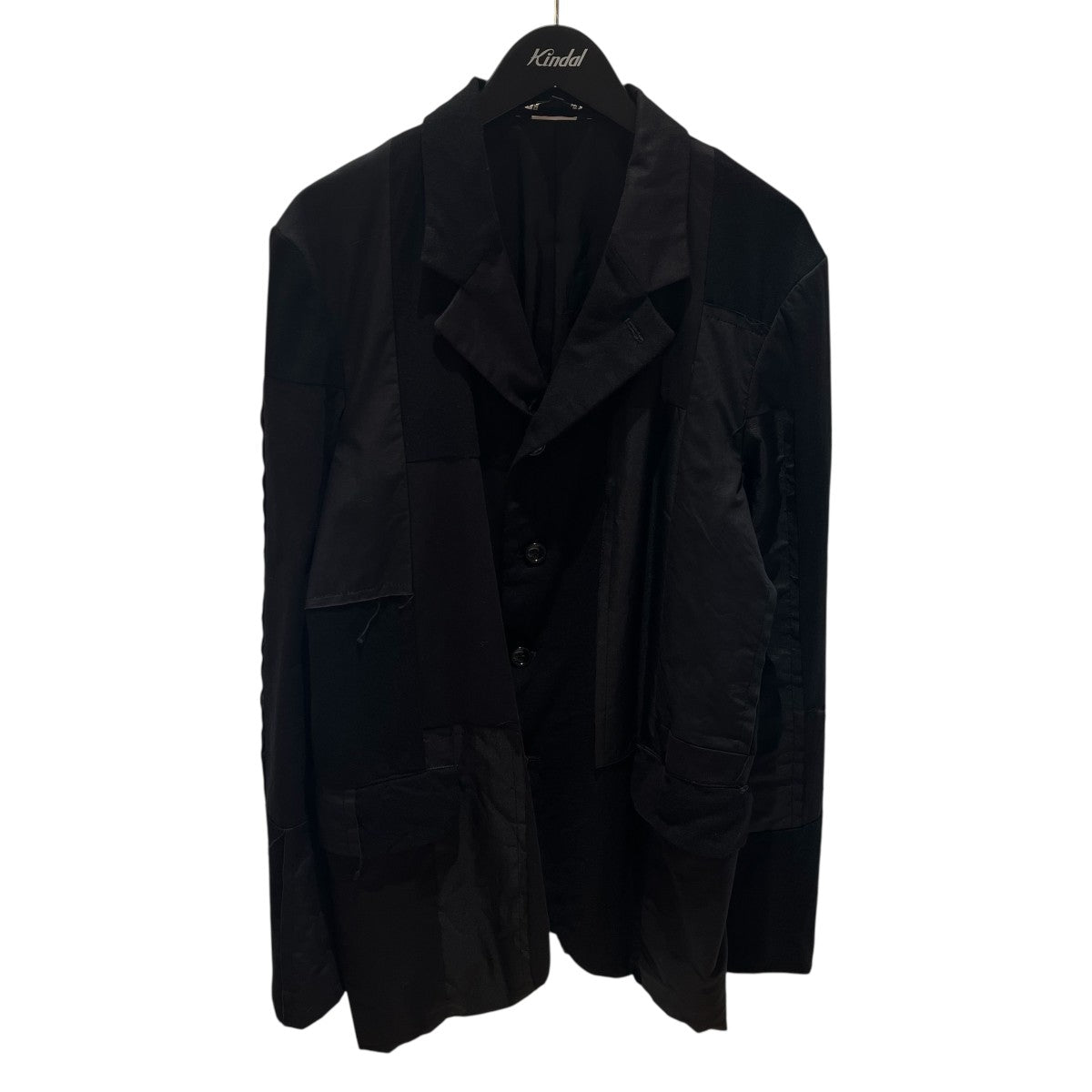 BLACK COMME des GARCONS ポリ縮 オーバーサイズジャケット BLACK COMME des GARCONS ポリ縮 オーバーサイズジャケット