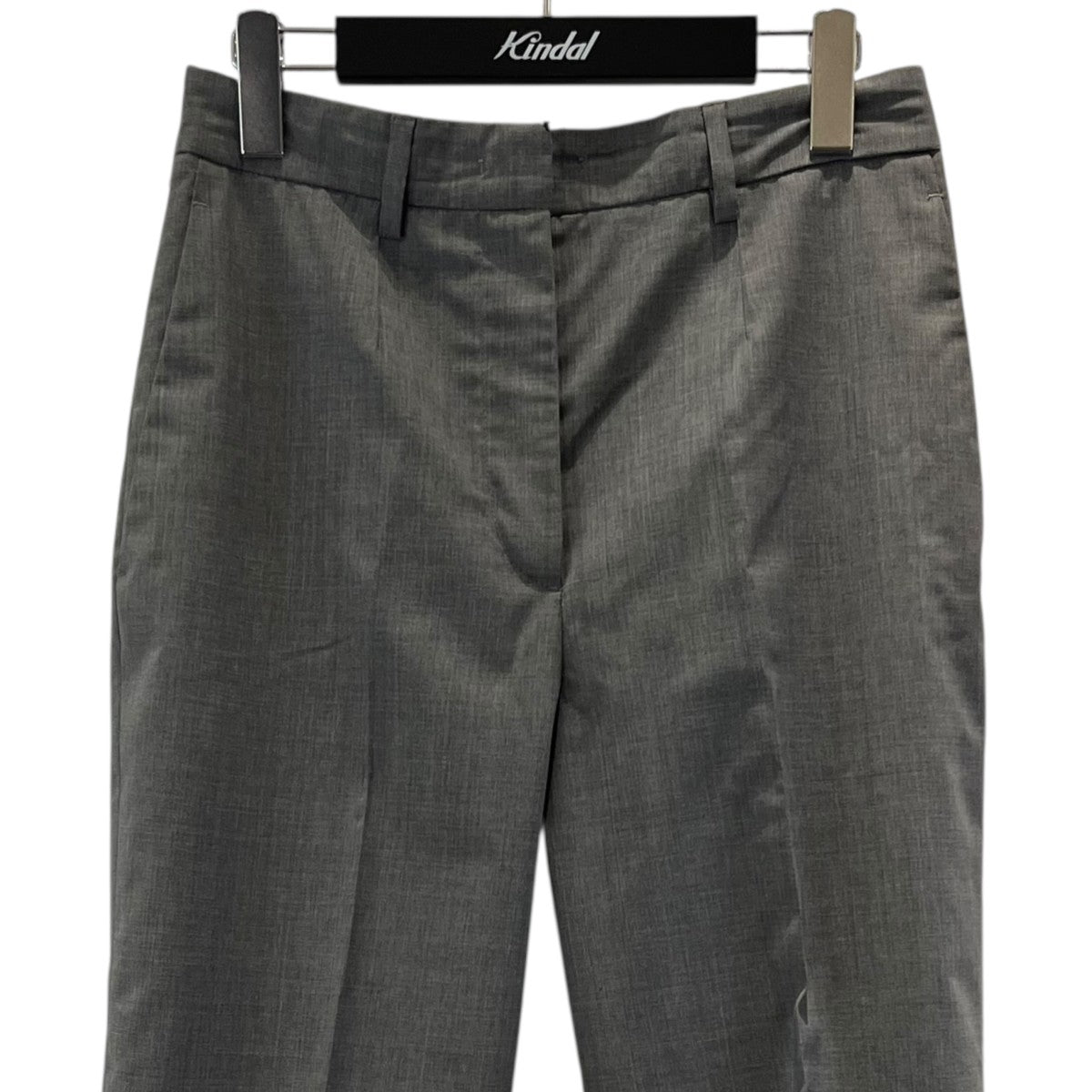 PRADA(プラダ) 裾スリットスラックスパンツDNA02A DNA02A グレー