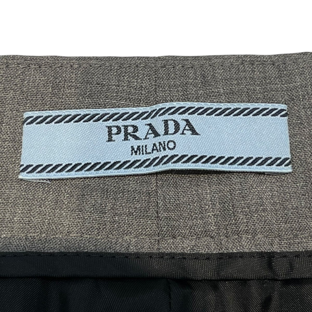 PRADA 裾スリットスラックスパンツDNA02A 古着・中古-6枚目のアイテム画像