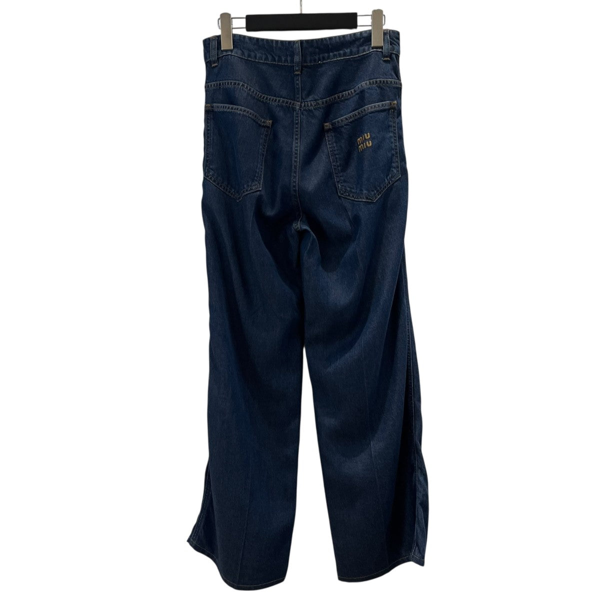 MIU MIU(ミュウミュウ) タックワイドデニムパンツGWP473 GWP473