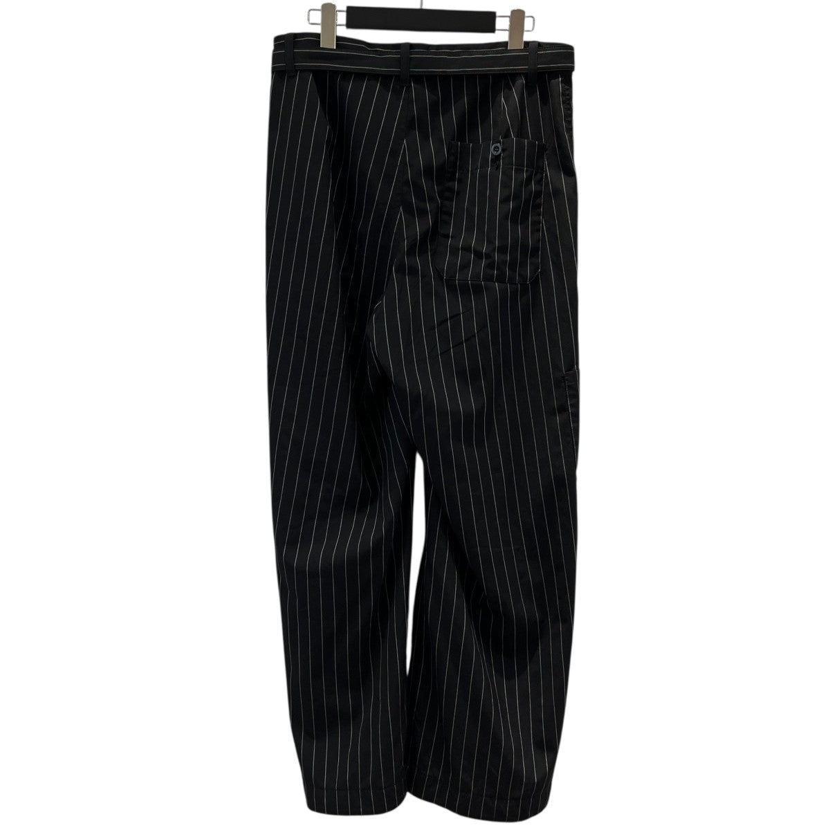 『sacai』 サカイ (1) ストライプ ワイドパンツ / ネイビー 楽天市場】【中古】sacai ストライプパンツ ネイビー サイズ：1