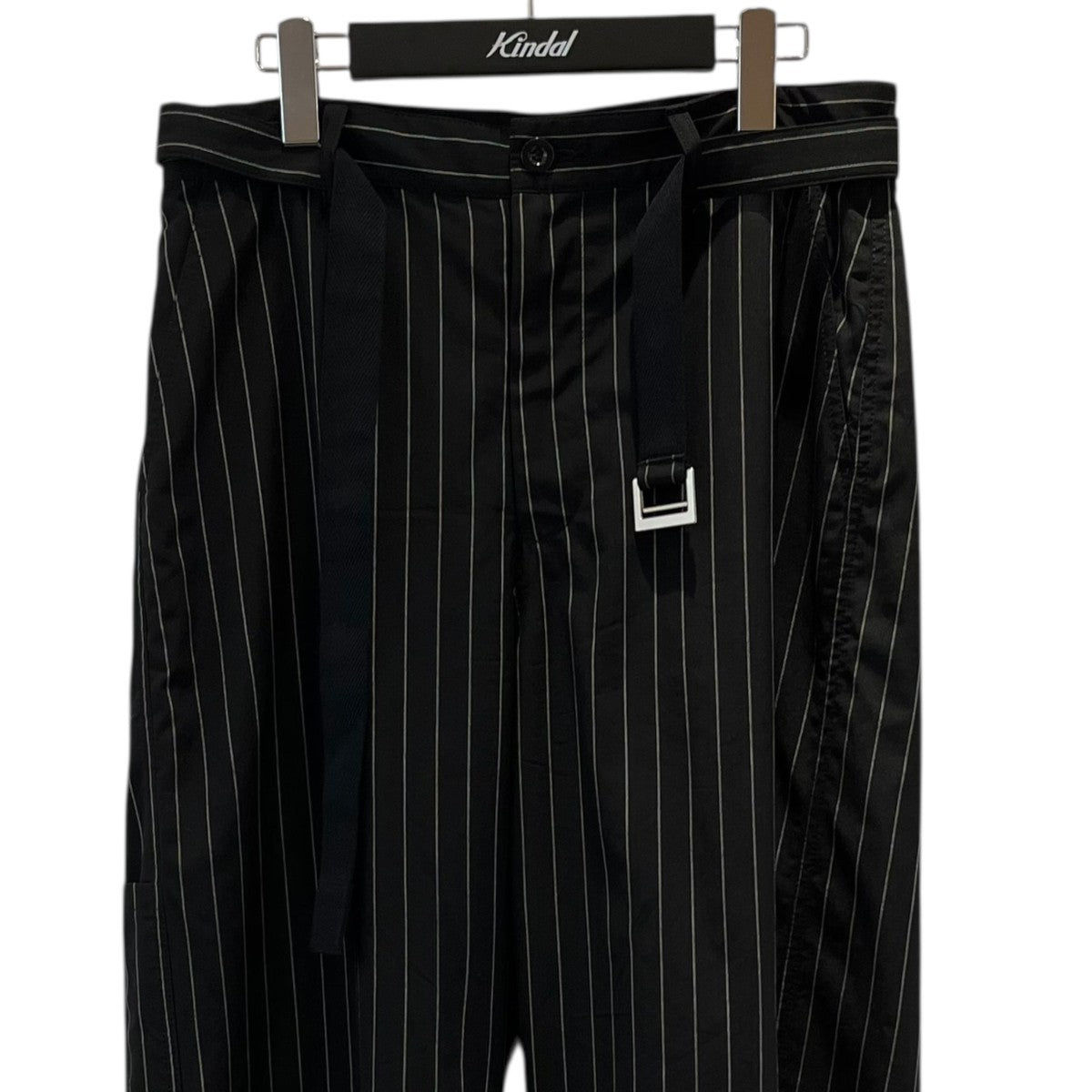 『sacai』 サカイ (1) ストライプ ワイドパンツ / ネイビー sacai』 サカイ (1) ストライプ ワイドパンツ / ネイビー 楽天