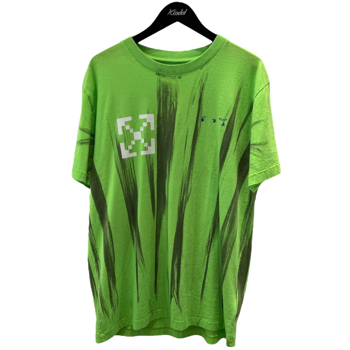 ペイントロゴ半袖TシャツOMAA027G20JER034