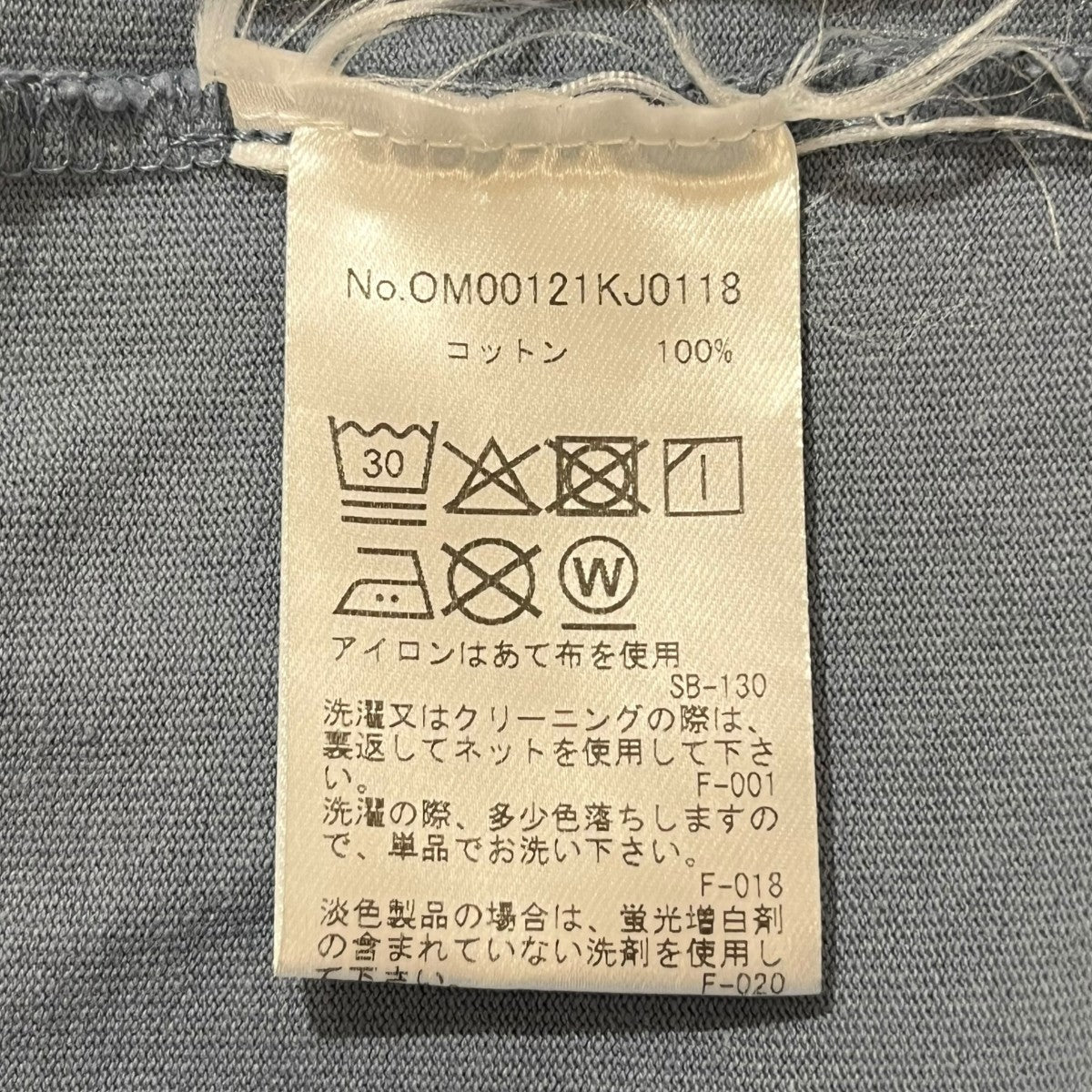 刺繍ｸﾗﾌﾄﾌﾟﾛﾌｨｰﾙﾌｫｯｸｽ ｺﾝﾌｫｰﾄTｼｬﾂOM00121KJ0118