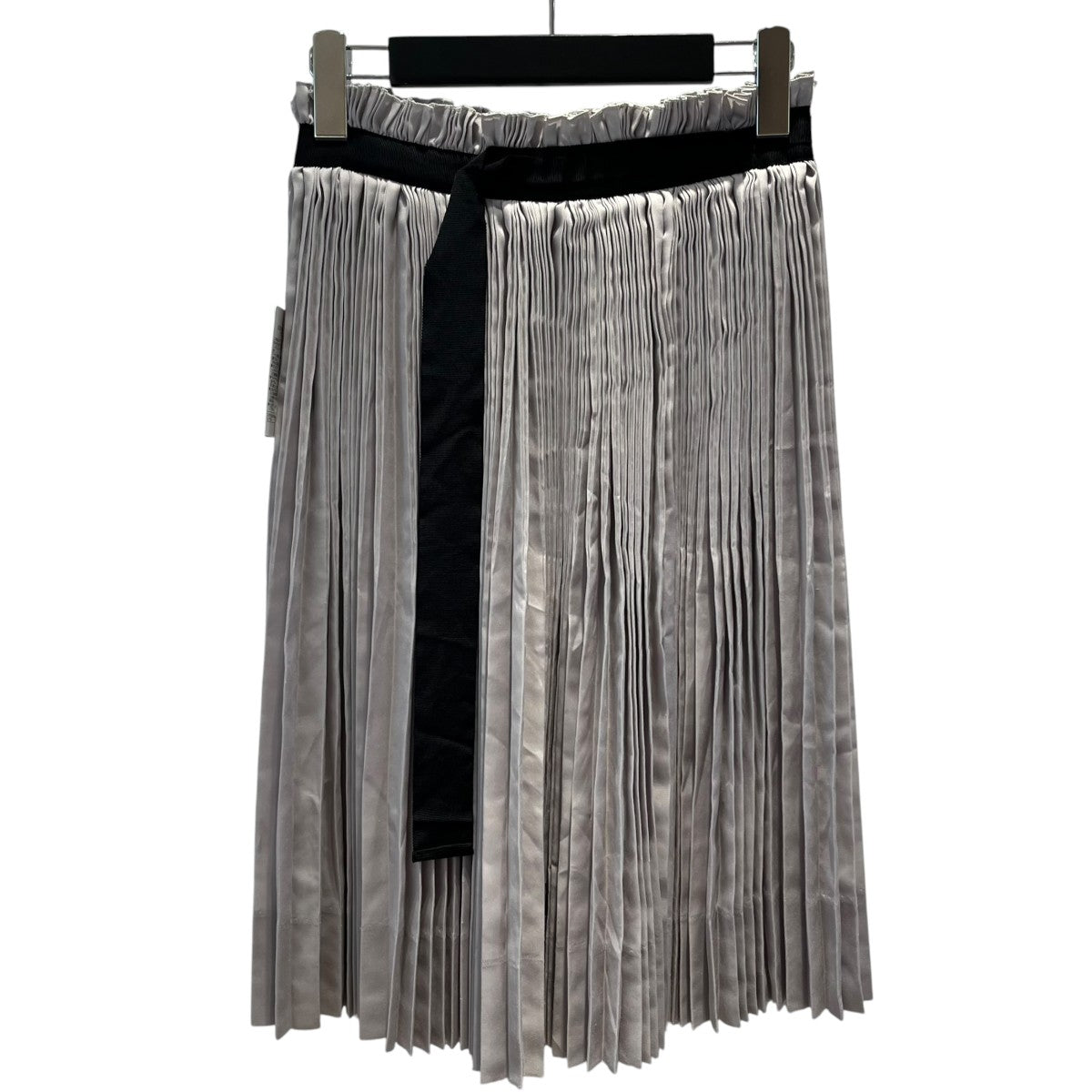 LANVIN リボンベルトプリーツスカート3826510 古着・中古-2枚目のアイテム画像