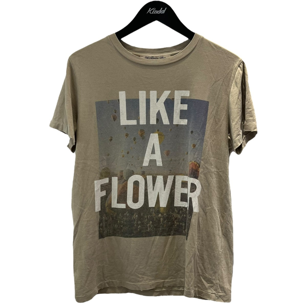 ダメージ加工 LIKE A FLOWERTシャツ