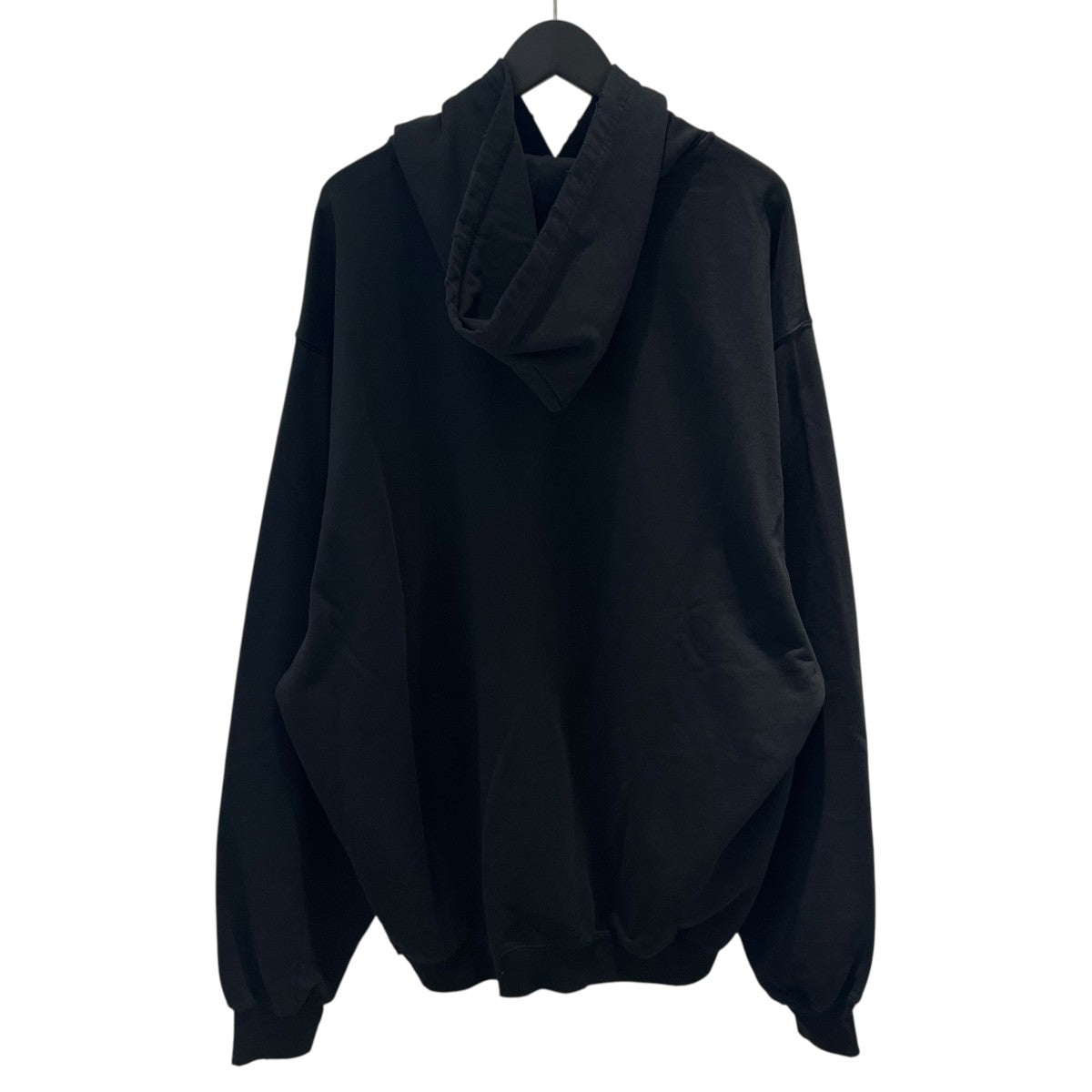 BALENCIAGA ■ロゴプリントデストロイ加工パーカー729361 古着・中古-2枚目のアイテム画像