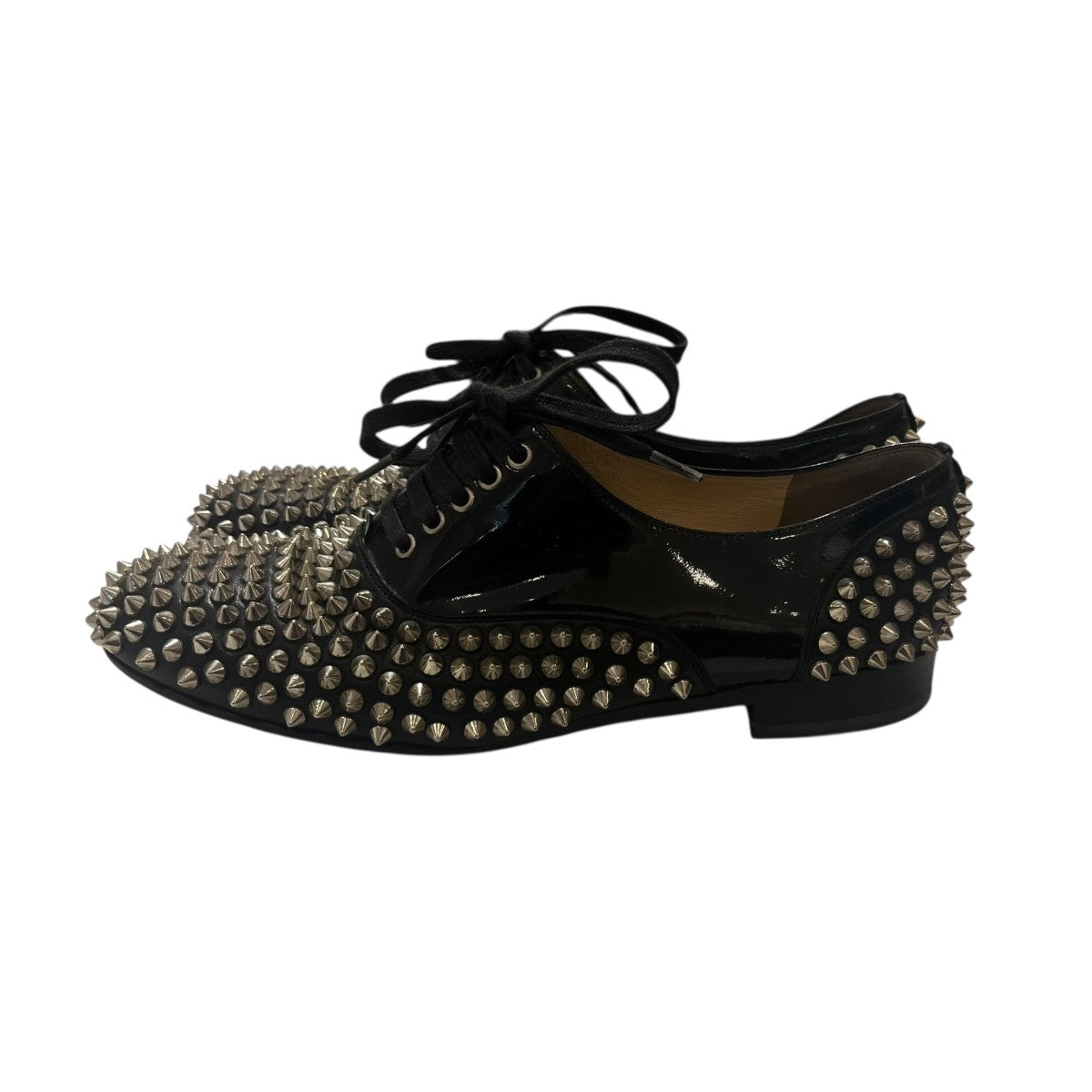 美品　クリスチャンルブタン　35 スタッズフラットシューズ Christian Louboutin(クリスチャンルブタン) スタッズシューズ