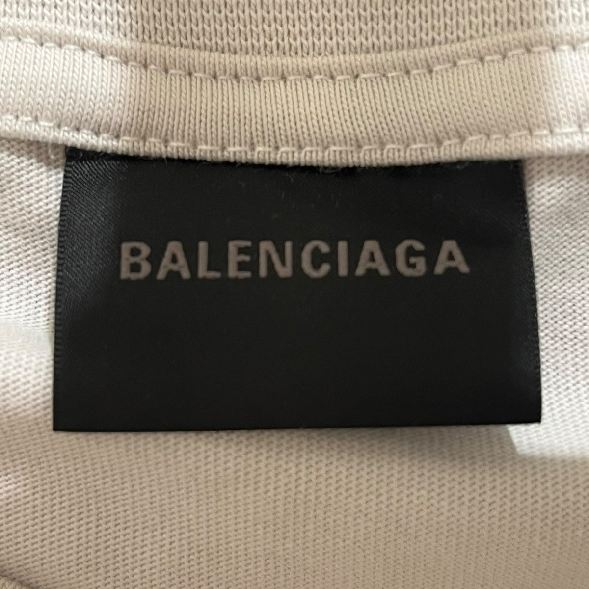 BALENCIAGA 反転ミラーロゴTシャツ764235 古着・中古-5枚目のアイテム画像