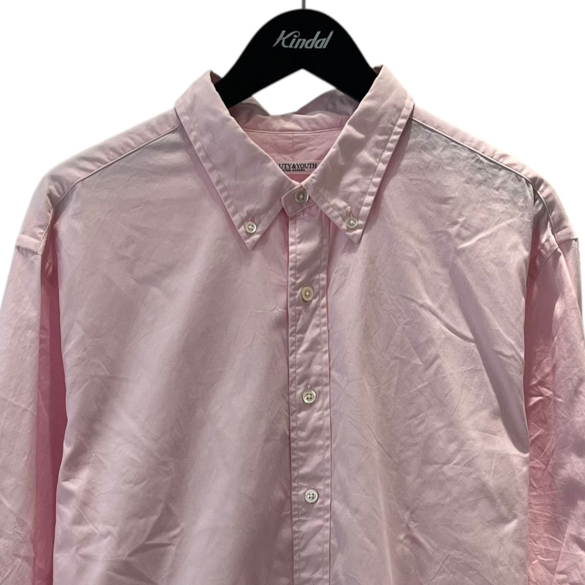 BEAUTY＆YOUTH オーバーシルエットボタンダウンシャツ1611-149-2462 古着・中古-3枚目のアイテム画像