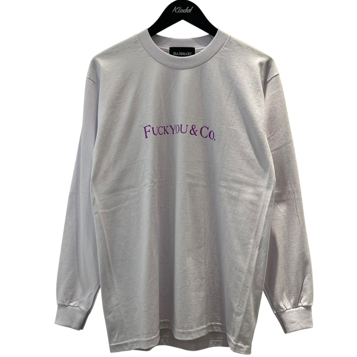MAJOGARY FUCKYOU＆COロゴTシャツ 古着・中古-1枚目のアイテム画像