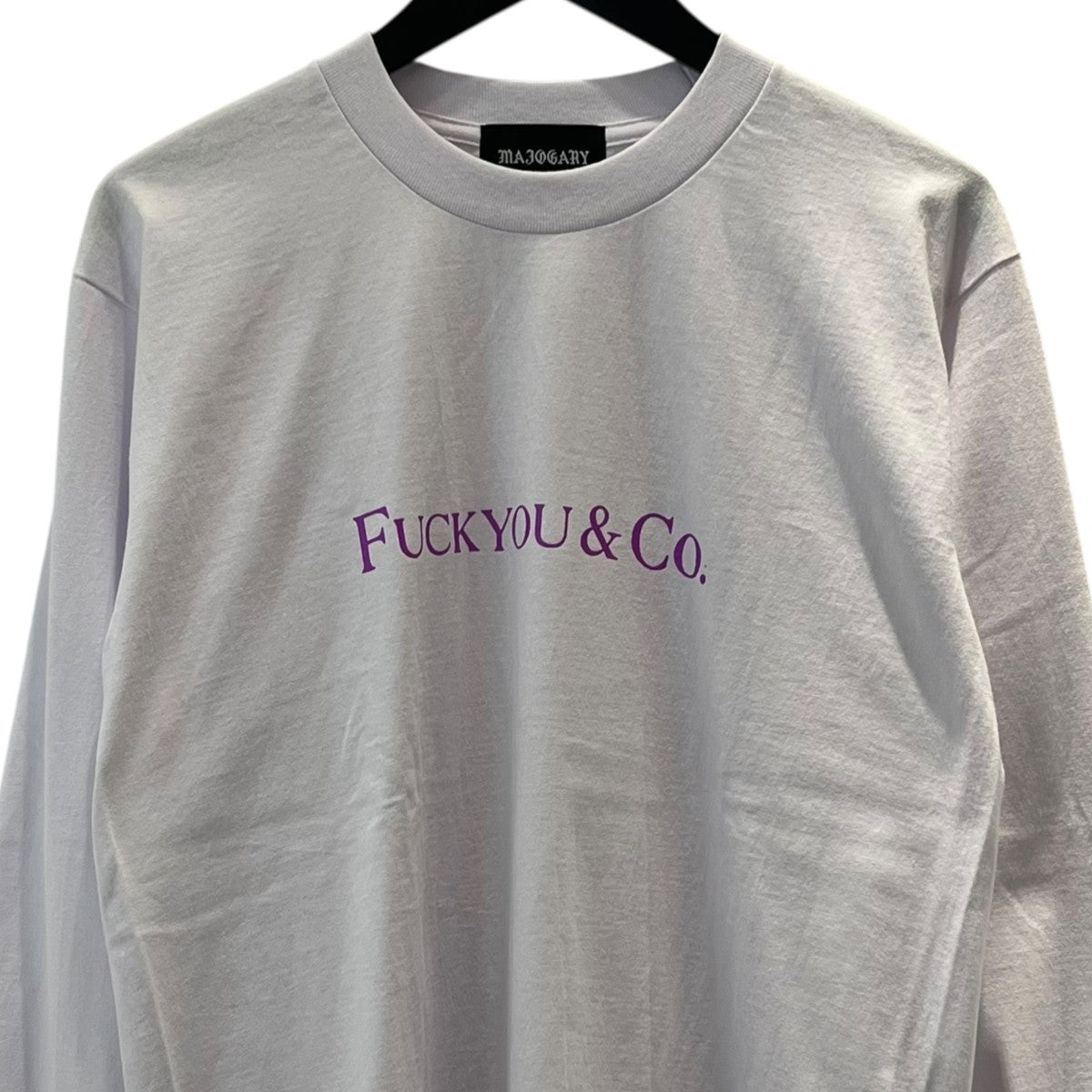 MAJOGARY FUCKYOU＆COロゴTシャツ 古着・中古-3枚目のアイテム画像