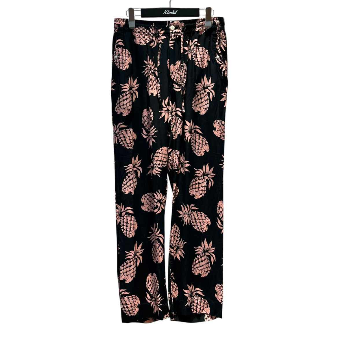 SATEEN PINEAPPLE EASY WESTERN PANT総柄サテン パイナップル イージー ウエスタン パンツEJ180