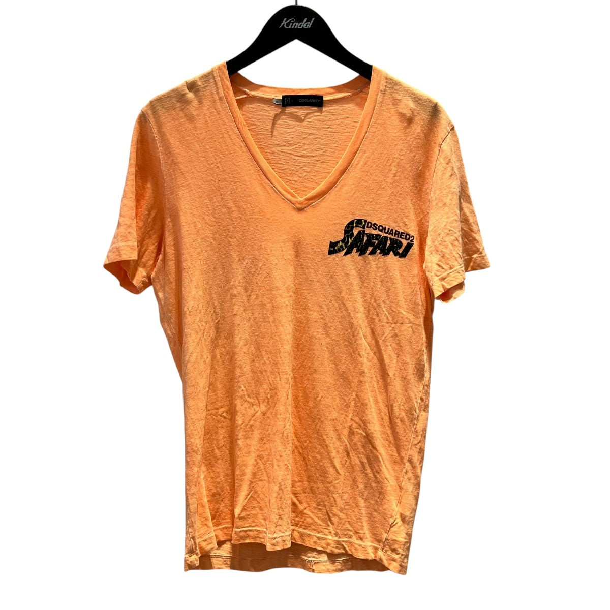 DSQUARED2 VネックTシャツS74GC0918 古着・中古-1枚目のアイテム画像