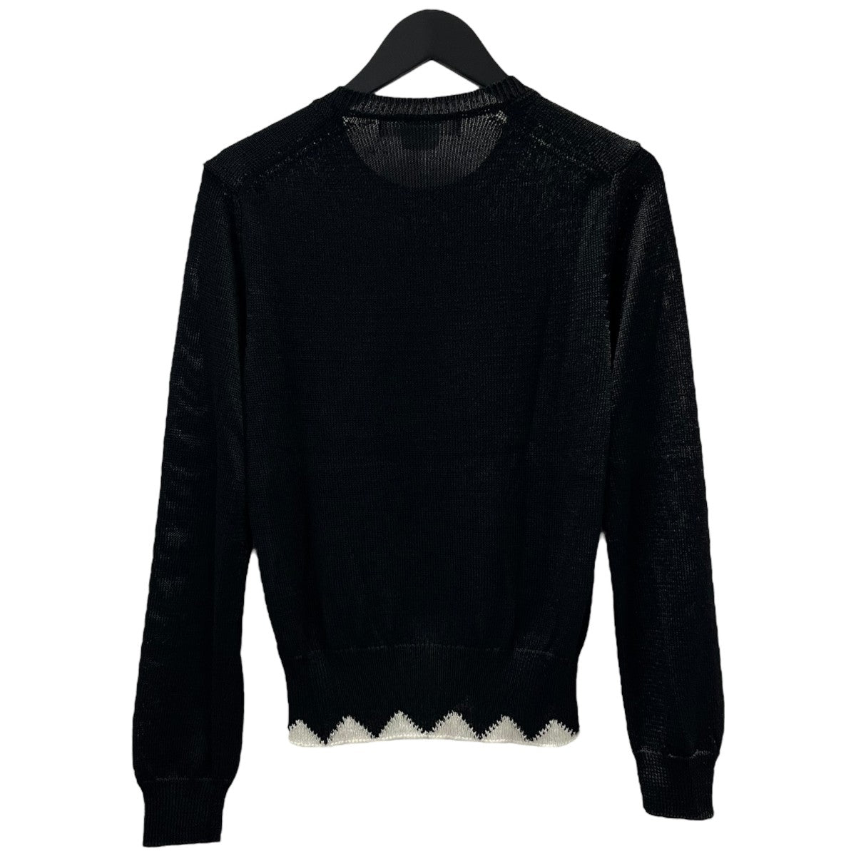 COMME des GARCONS COMME des GARCONS 24SSバイカラーニットRM-N509 古着・中古-2枚目のアイテム画像