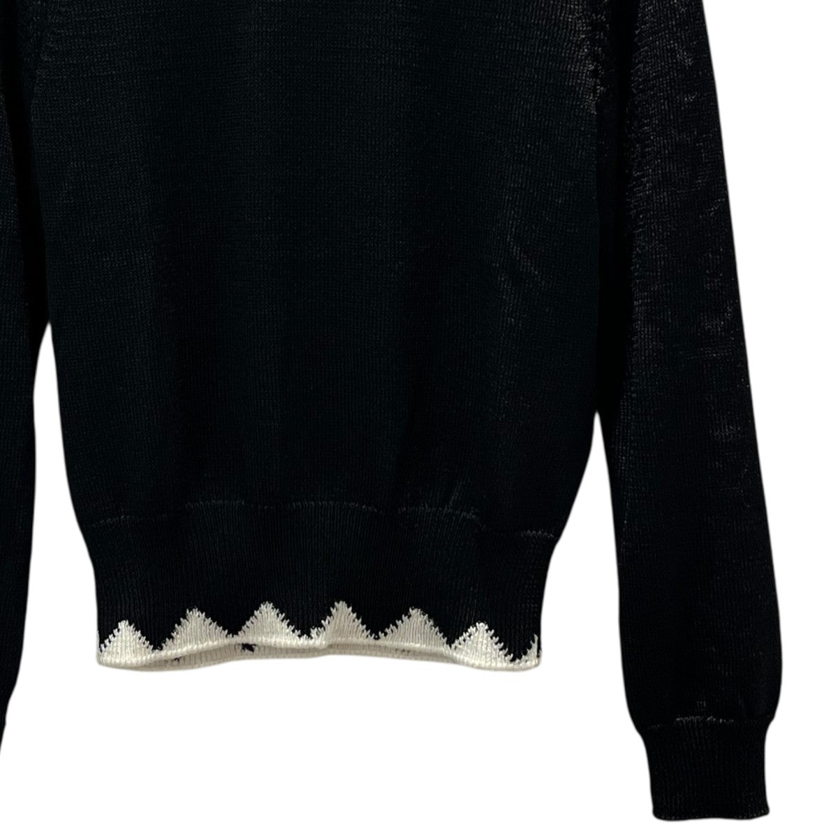COMME des GARCONS COMME des GARCONS 24SSバイカラーニットRM-N509 古着・中古-4枚目のアイテム画像