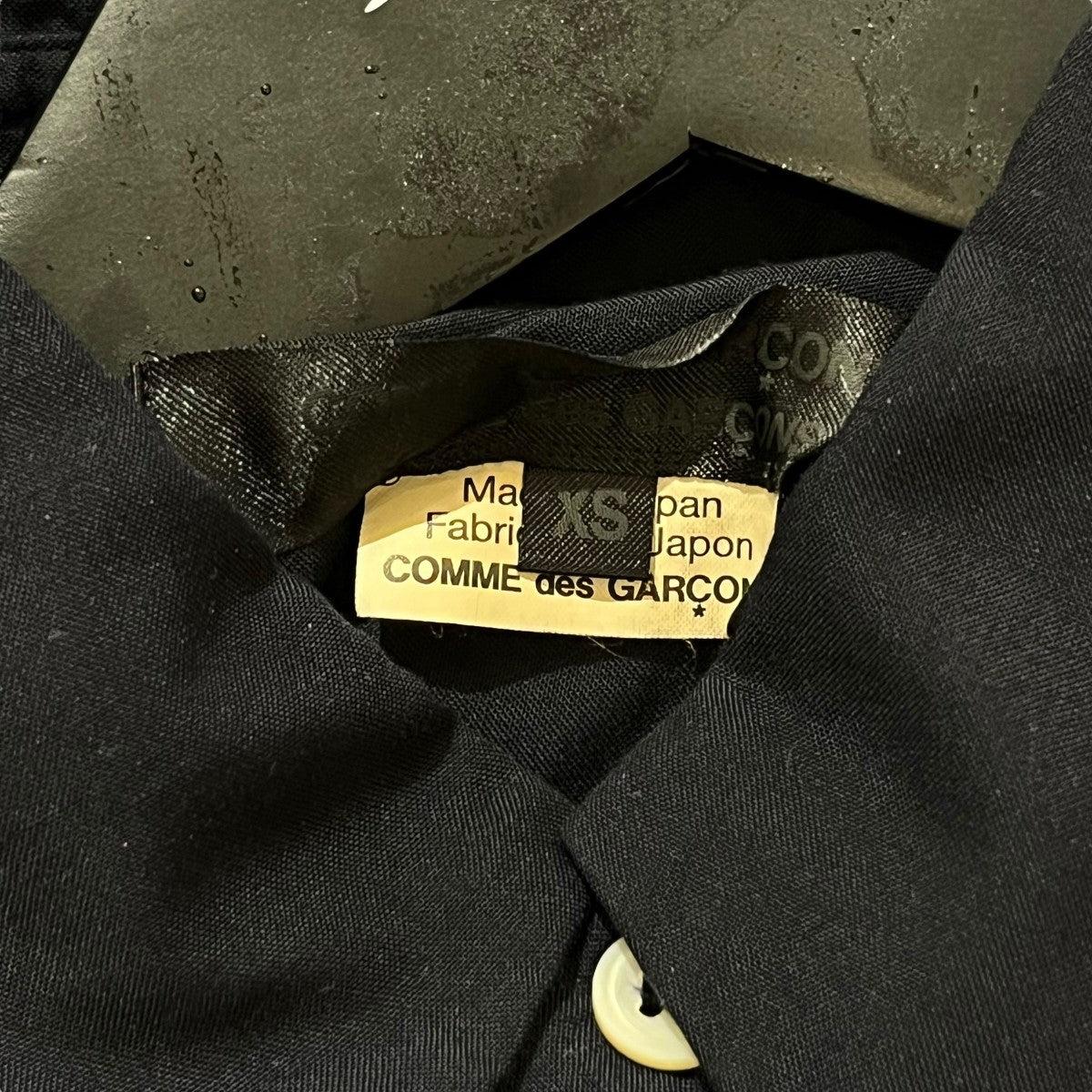 COMME des GARCONS COMME des GARCONS AD2002製品染め半袖シャツRZ-B011 古着・中古-5枚目のアイテム画像
