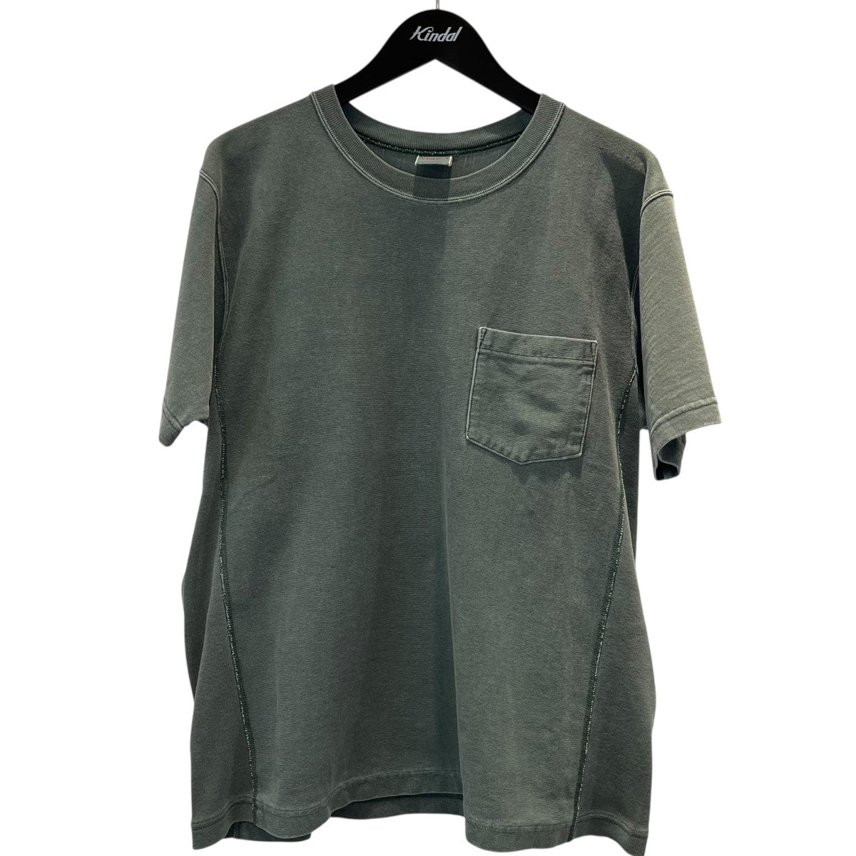 リバースウェーブ 製品染 ポケットTシャツ C3-Z316