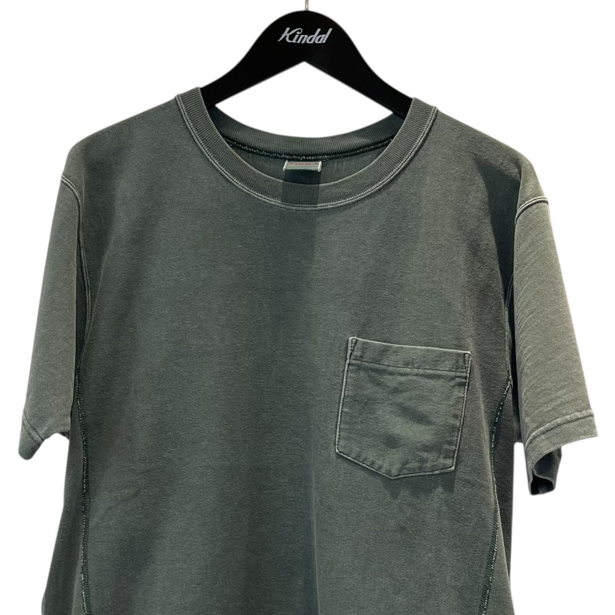 リバースウェーブ 製品染 ポケットTシャツ C3-Z316
