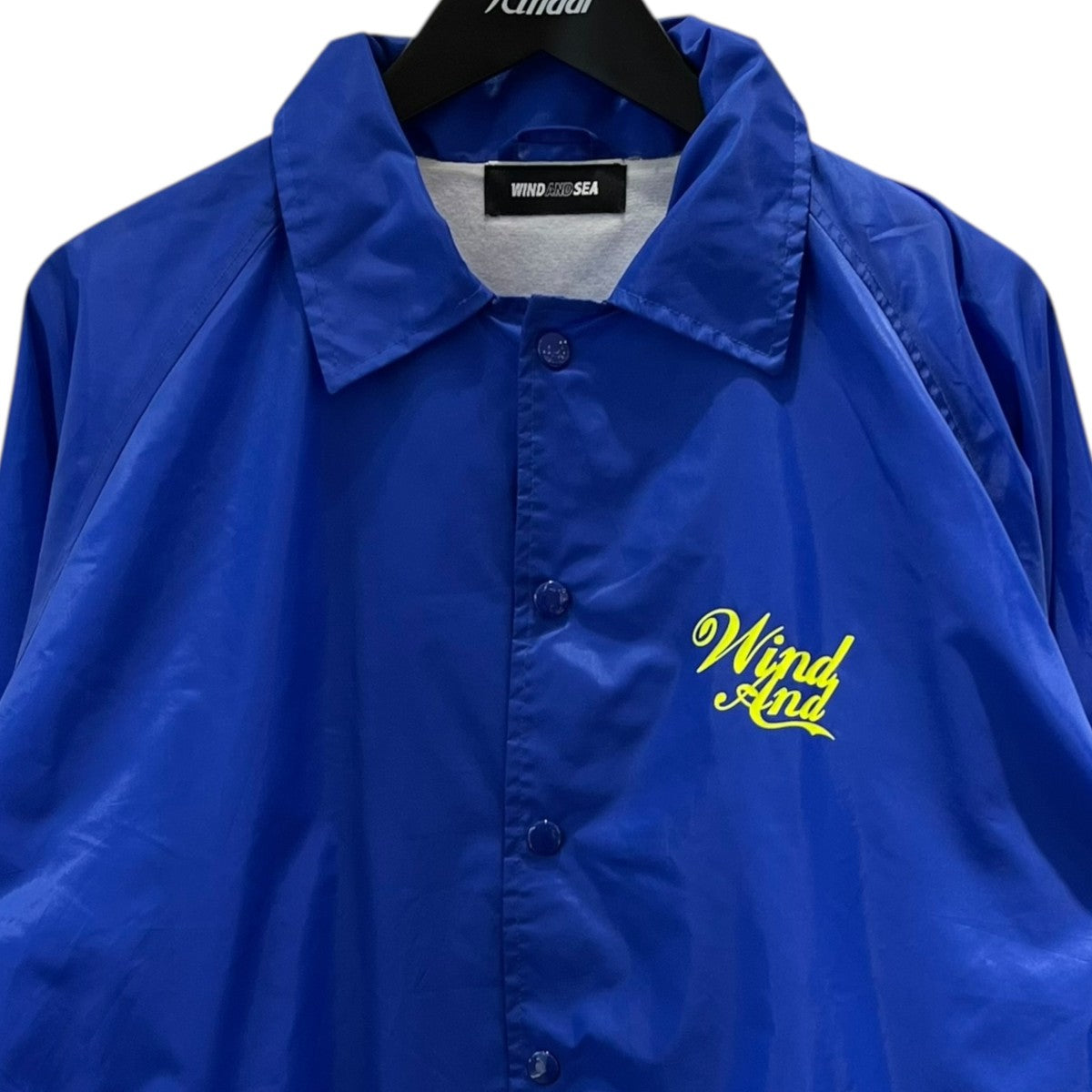 WIND AND SEA(ウィンダンシー) ロゴプリントコーチジャケットWDS-20S