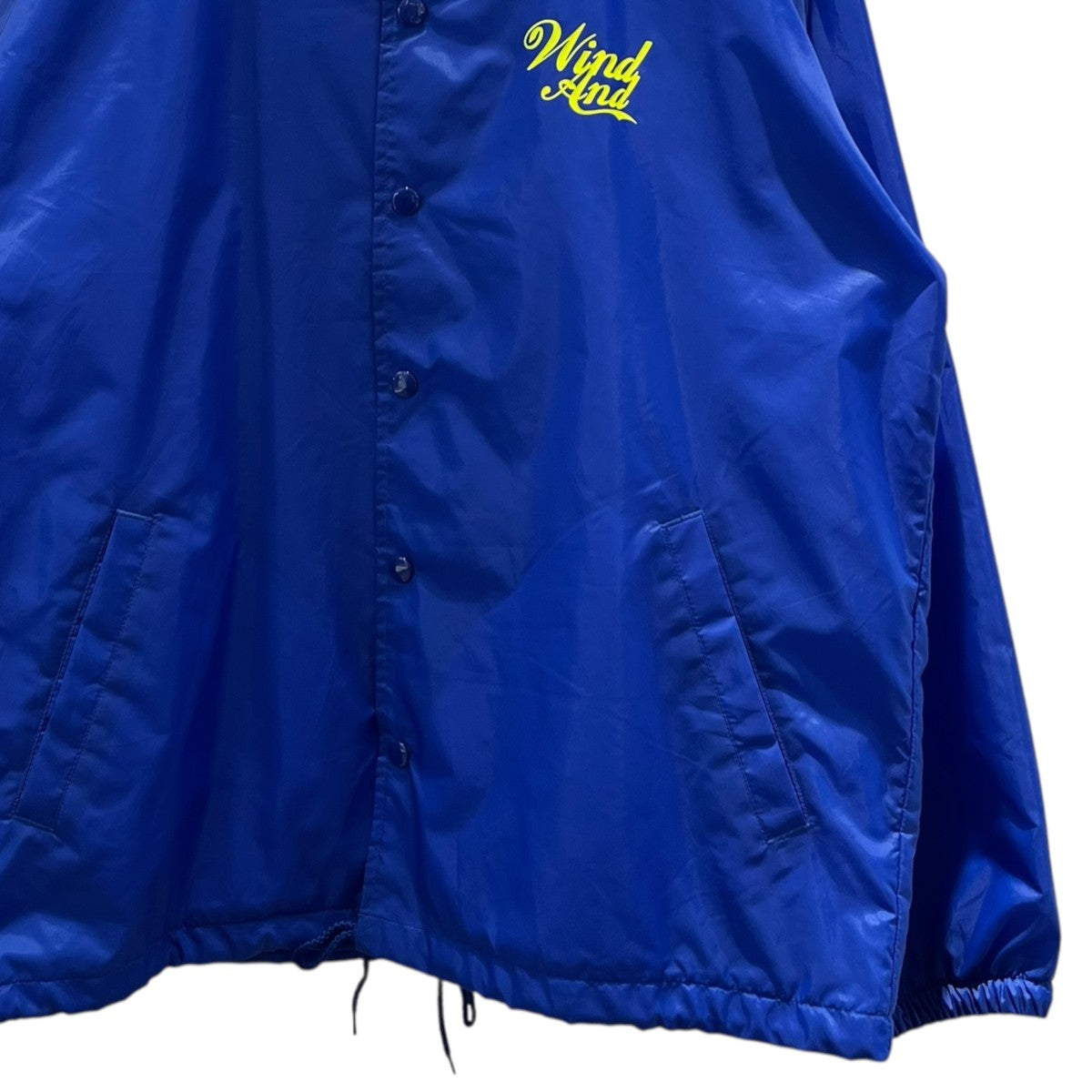 WIND AND SEA(ウィンダンシー) ロゴプリントコーチジャケットWDS-20S