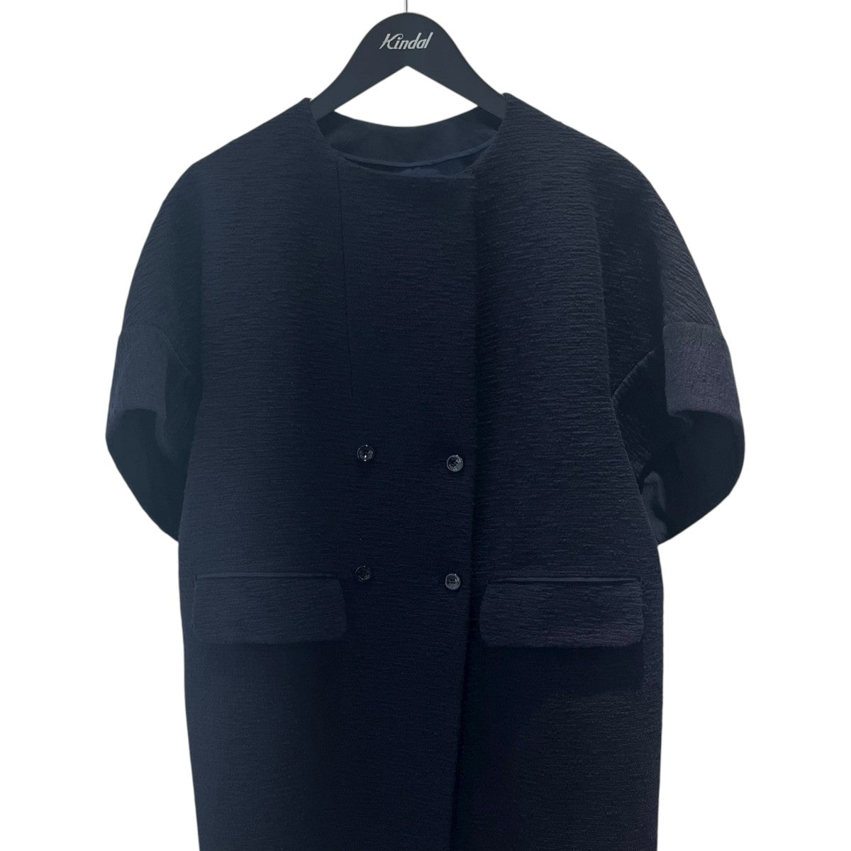 未使用　Drawer コットンムソウツイルコート38　ネイビー Drawer（ドゥロワー）の「＜Drawer（ドゥロワー）＞ コットンムソウ