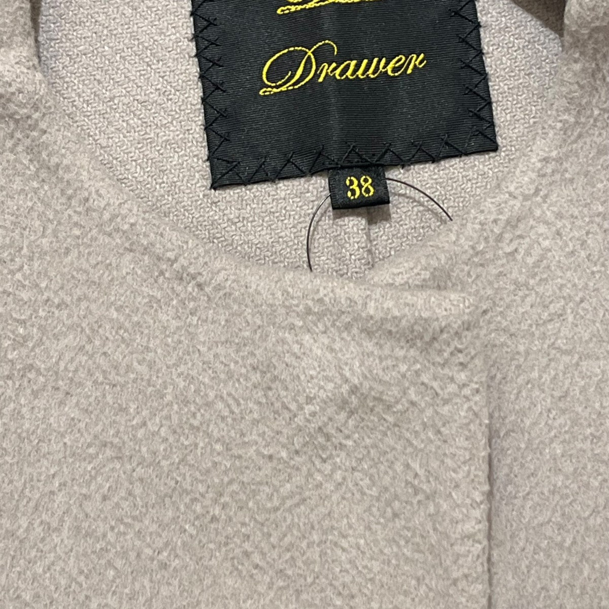 Drawer(ドゥロワー) ウールビーバーケヌキノーカラーコート6525-234