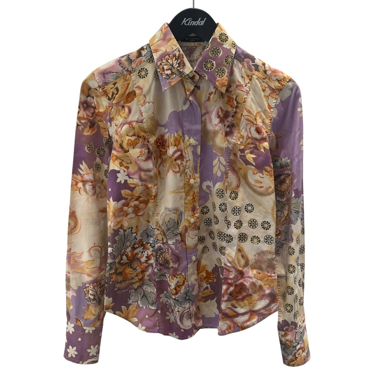 ETRO シルク 長袖シャツ ETRO(エトロ) シルクストライプ長袖シャツ211-14312-1523 211-14312